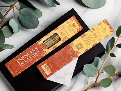 Organic Incense Sticks 6 u (With Natural Leaves, Flowers, Peels) - Aromanza