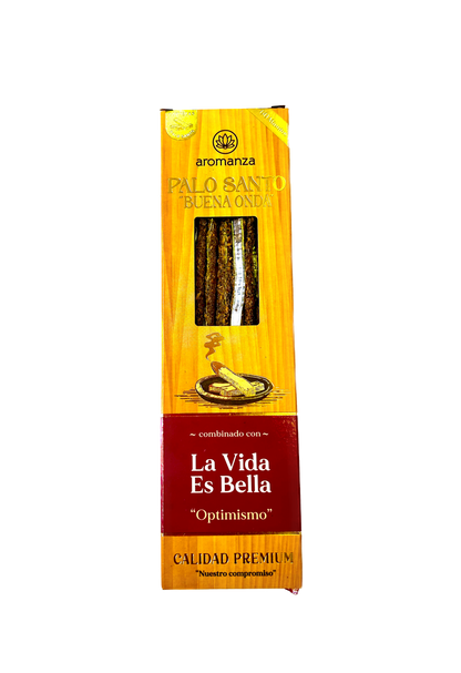 Palo Santo Good Vibes Incense Sticks 8 u - Aromanza