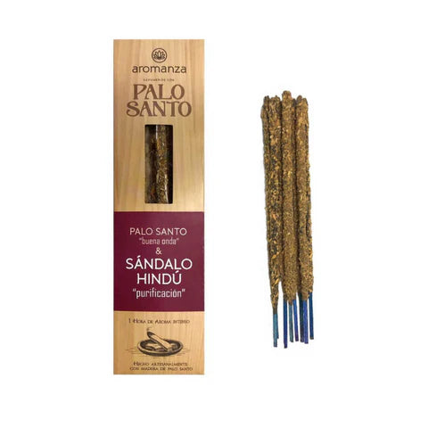 Palo Santo Good Vibes Incense Sticks 8 u - Aromanza