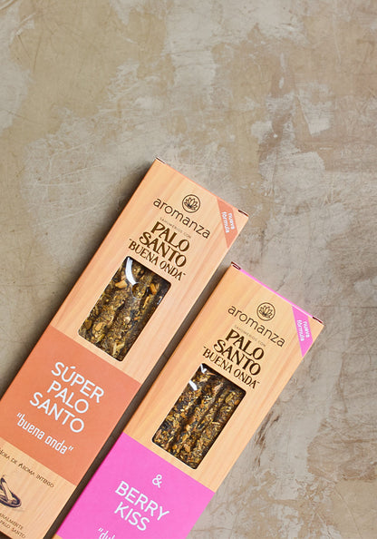 Palo Santo Good Vibes Incense Sticks 8 u - Aromanza