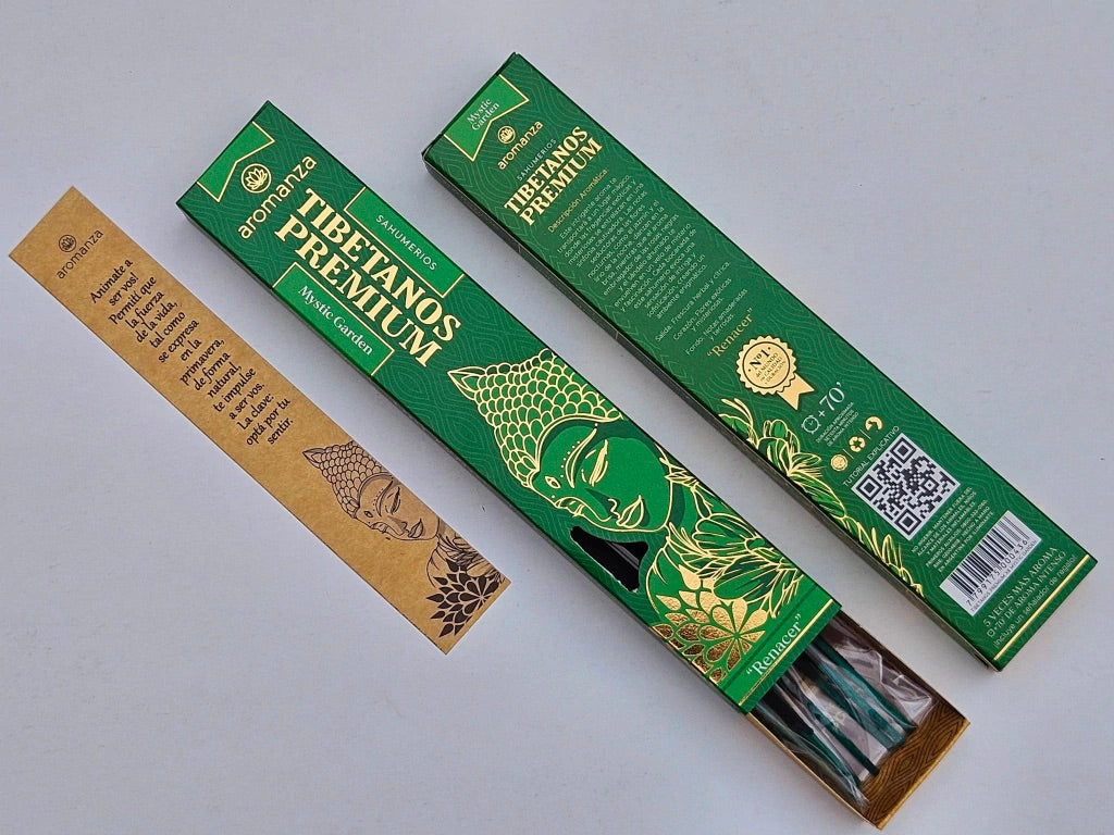 Premium Tibetan Incense Sticks 8 u (With Bookmark)- Aromanza