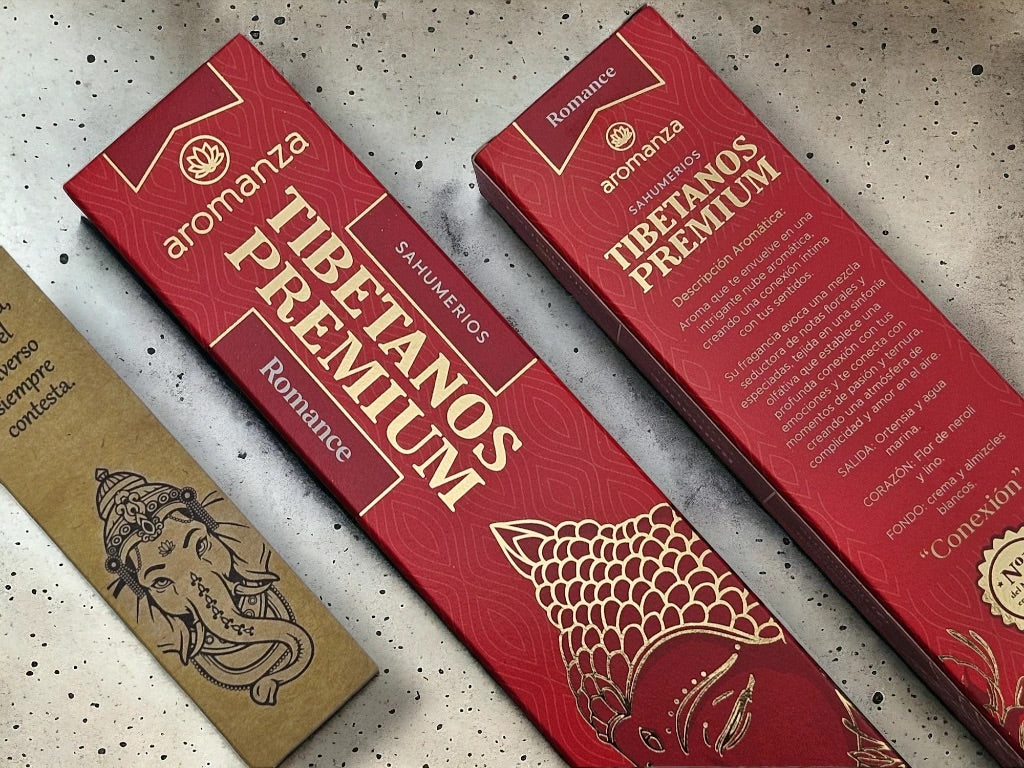 Premium Tibetan Incense Sticks 8 u (With Bookmark)- Aromanza