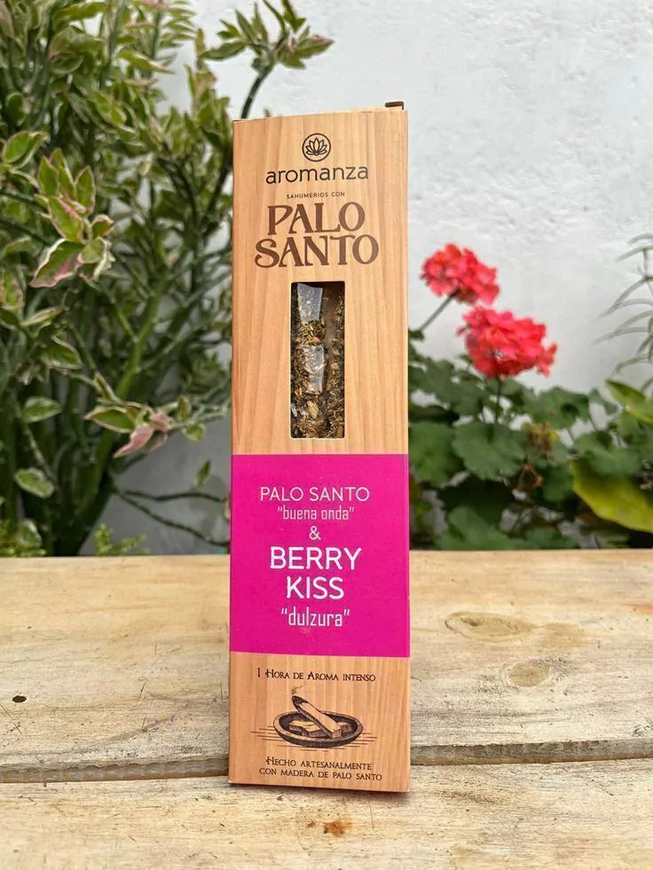 Palo Santo Good Vibes Incense Sticks 8 u - Aromanza