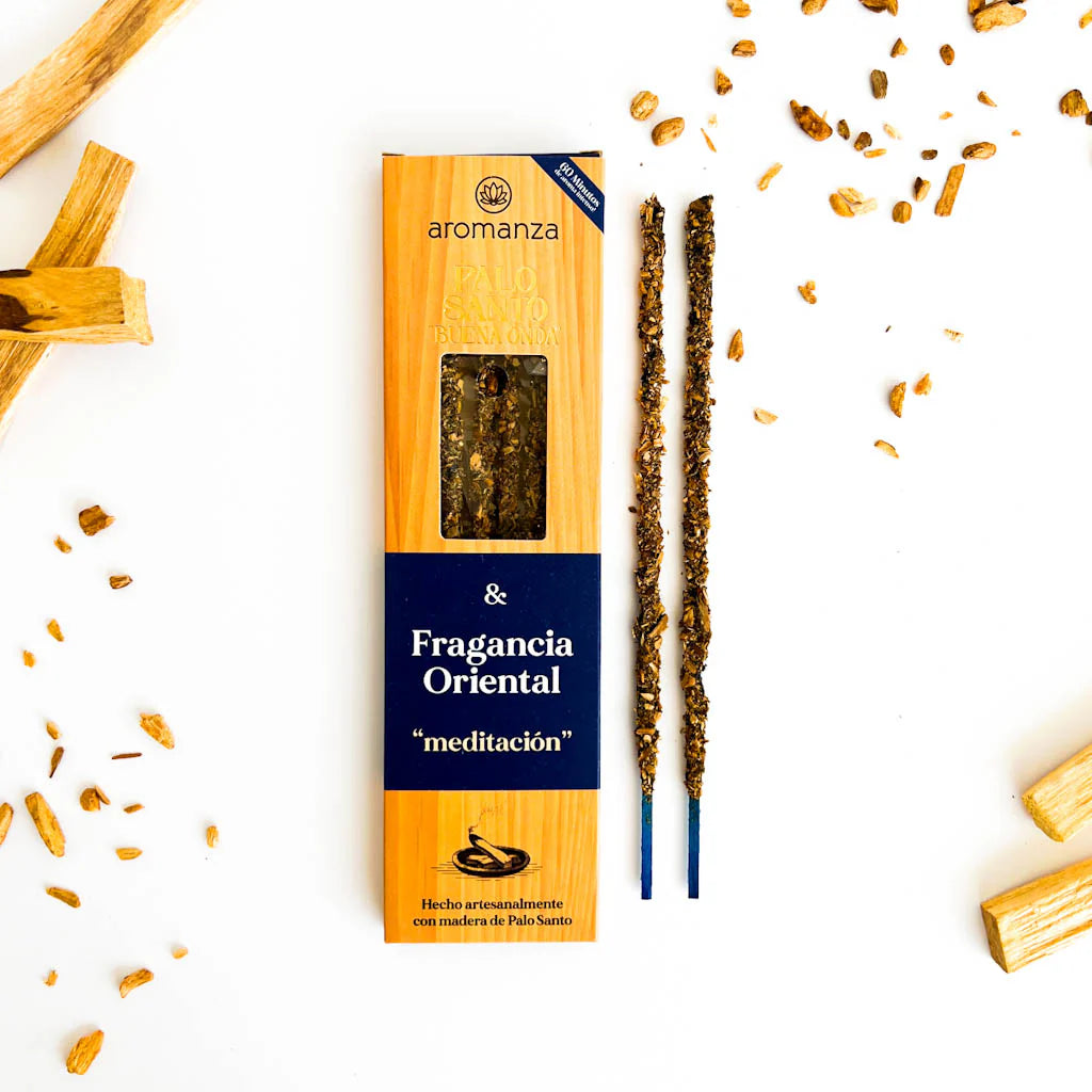Palo Santo Good Vibes Incense Sticks 8 u - Aromanza