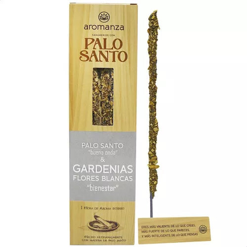 Palo Santo Good Vibes Incense Sticks 8 u - Aromanza
