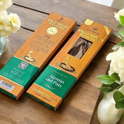 Palo Santo Good Vibes Incense Sticks 8 u - Aromanza