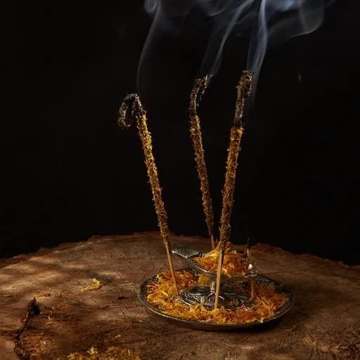Organic Incense Sticks 6 u (With Natural Leaves, Flowers, Peels) - Aromanza