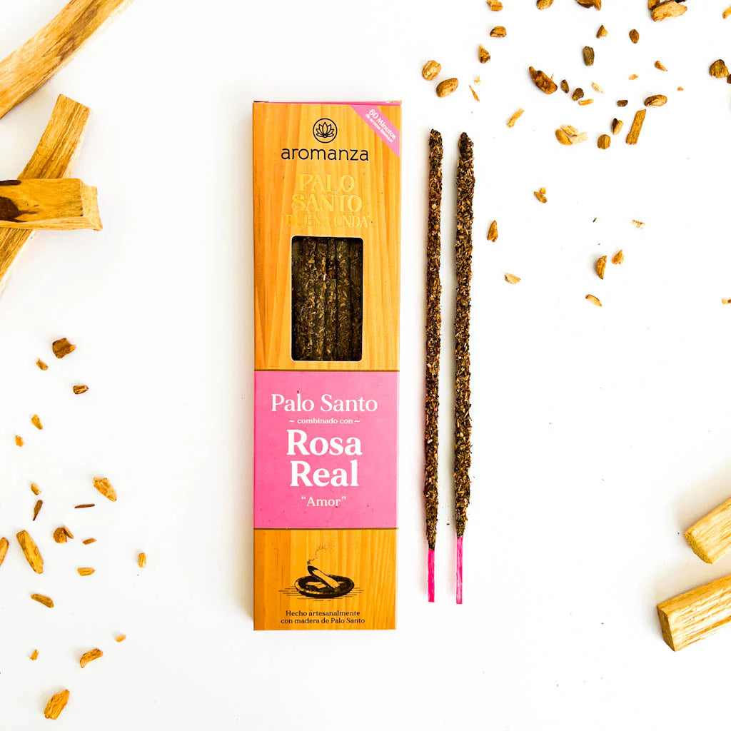 Palo Santo Good Vibes Incense Sticks 8 u - Aromanza