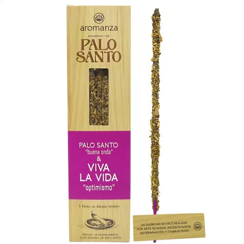 Palo Santo Good Vibes Incense Sticks 8 u - Aromanza