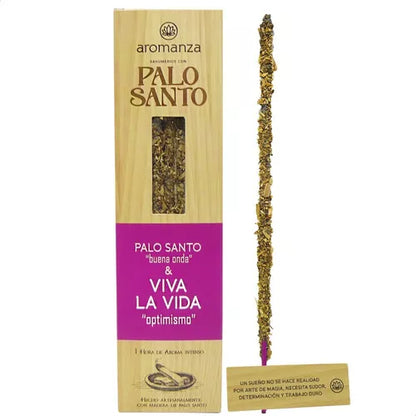 Palo Santo Good Vibes Incense Sticks 8 u - Aromanza