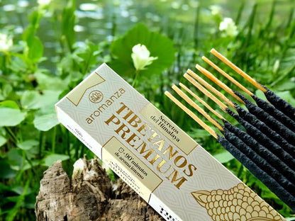 Premium Tibetan Incense Sticks 8 u (With Bookmark)- Aromanza
